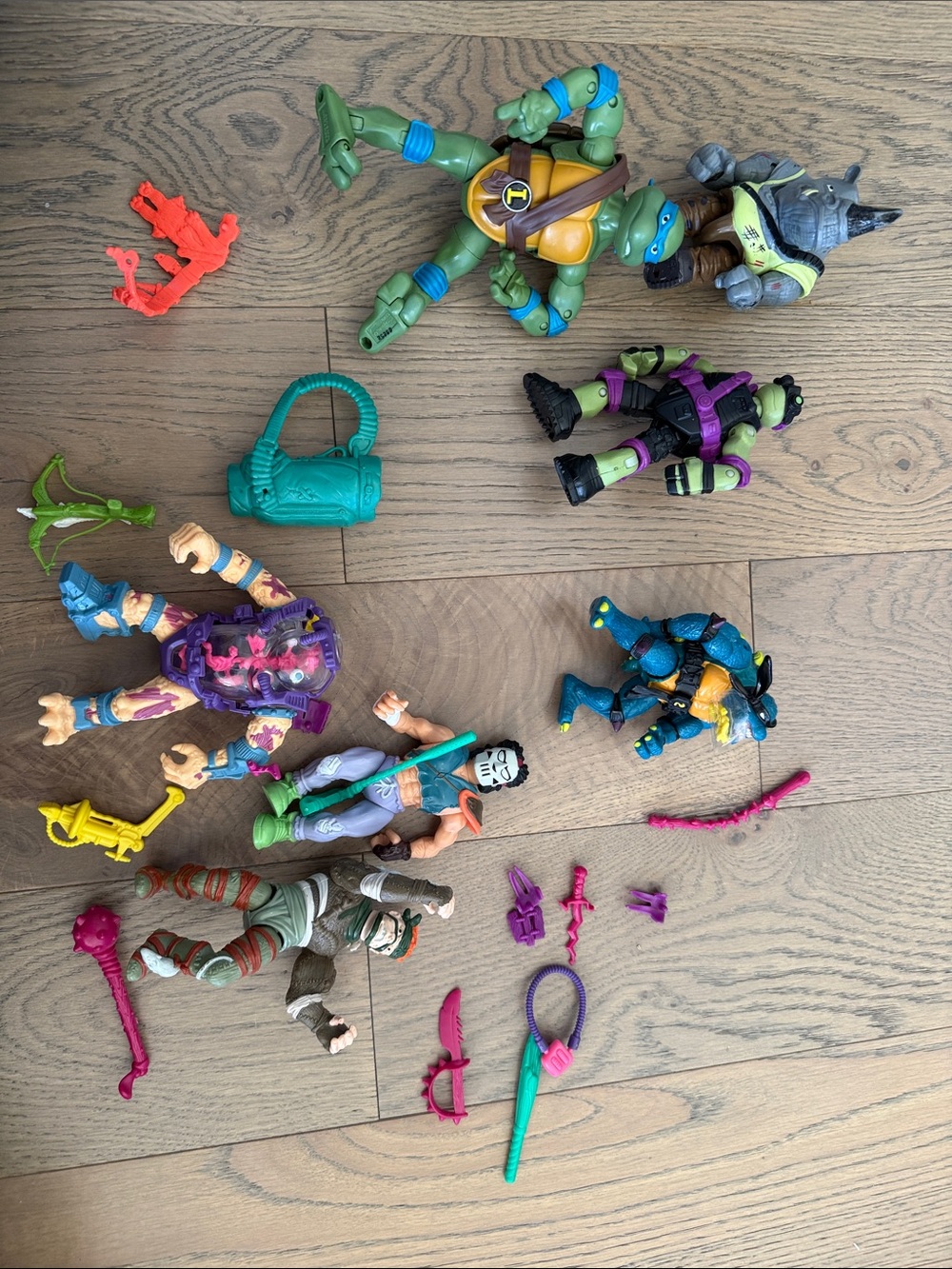 Teenage Mutant Ninja Turtles Mixed Action Figure Set - Green & Teal Accents